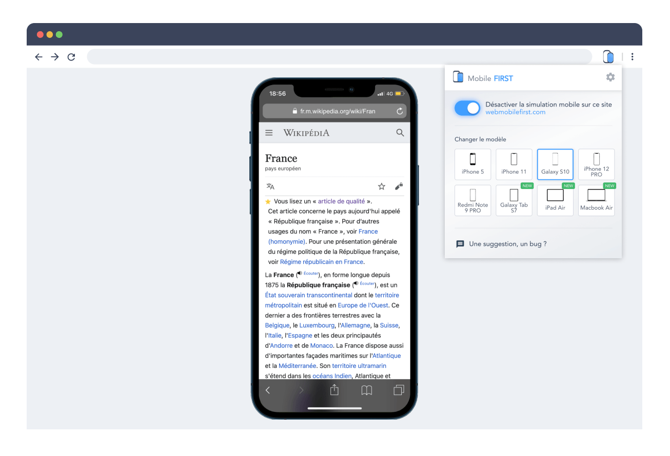 📱 コンピューター上のスマートフォンシミュレーター-モバイルサイトをテストする