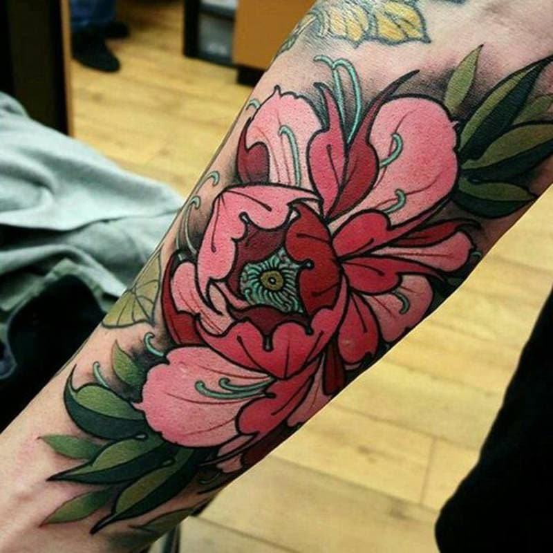 125+ Peony Tattoo Ideas That You Should Consider - Wild Tattoo Art 800_x_800_jpg