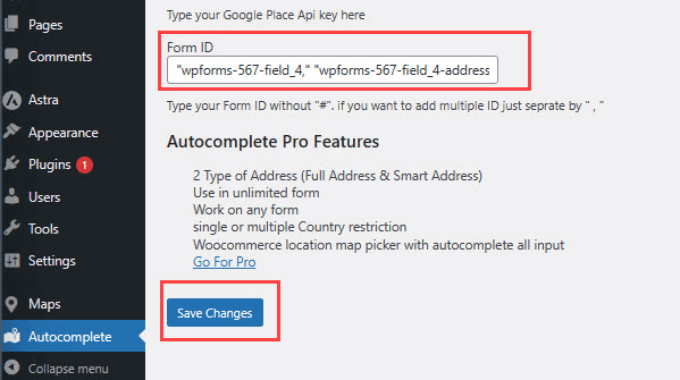 Multiple autocomplete address values Multiple autocomplete address values