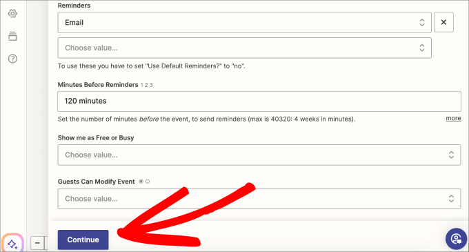 set reminders for google calendar event set reminders for google calendar event