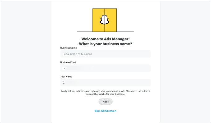 snapchat ad manager setup snapchat ad manager setup