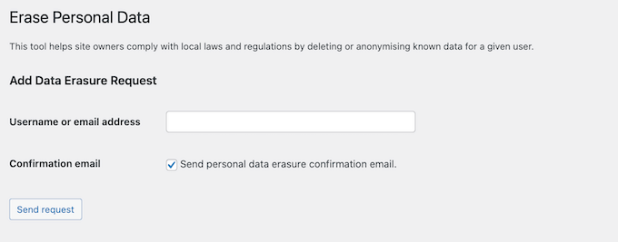 Notifying users and customers automatically when you delete their private data Notifying users and customers automatically when you delete their private data