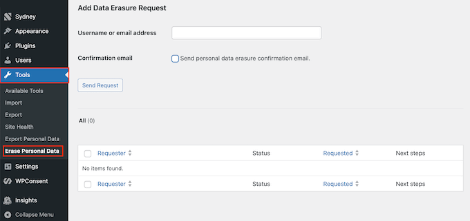 How to allow users to request for you to delete their personal data How to allow users to request for you to delete their personal data