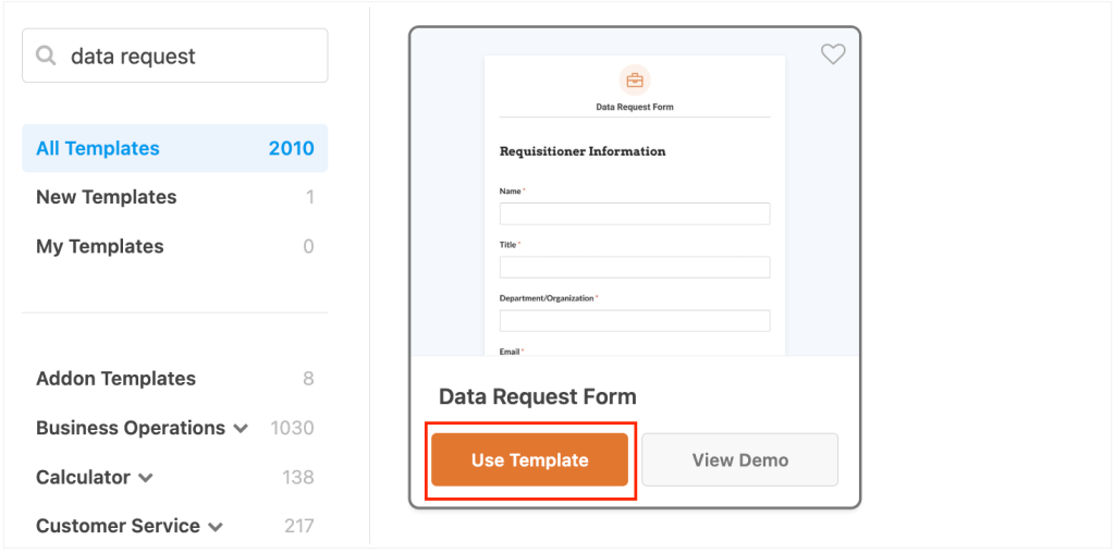 Selecting a ready-made form template to use on your WordPress blog or website Selecting a ready-made form template to use on your WordPress blog or website