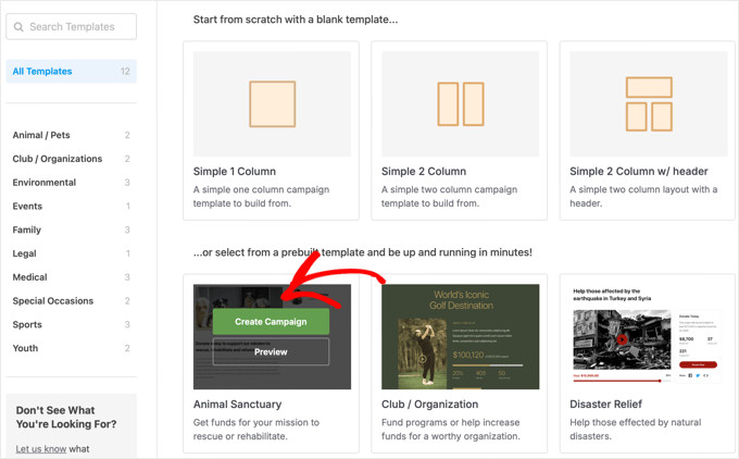 Using a WP Charitable Template to Create a New Campaign Using a WP Charitable Template to Create a New Campaign
