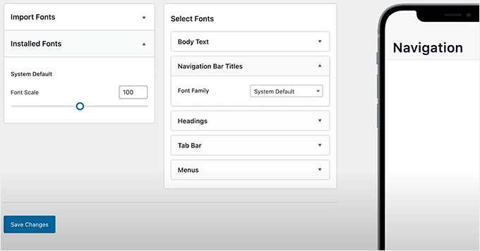 Configure font size in BudsyBoss App Configure font size in BudsyBoss App