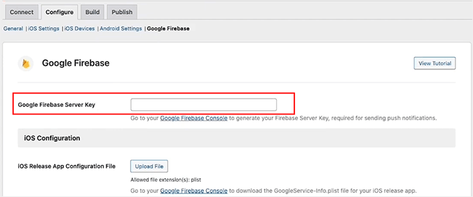 Connect Google Firebase to BuddyBoss app Connect Google Firebase to BuddyBoss app