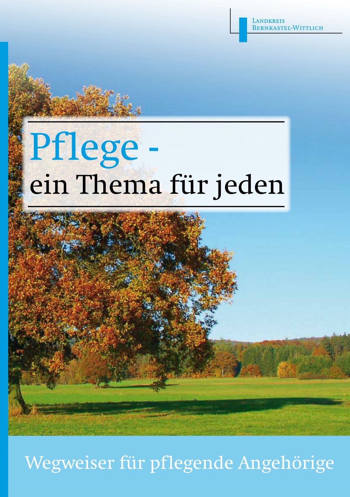Die Pflege Broschure Im Pdf Format Konnen Sie Landkreis