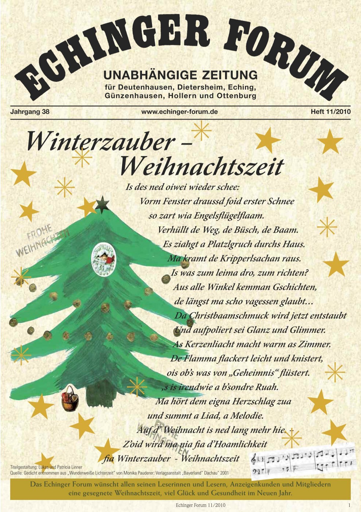 Winterzauber Echinger Forum