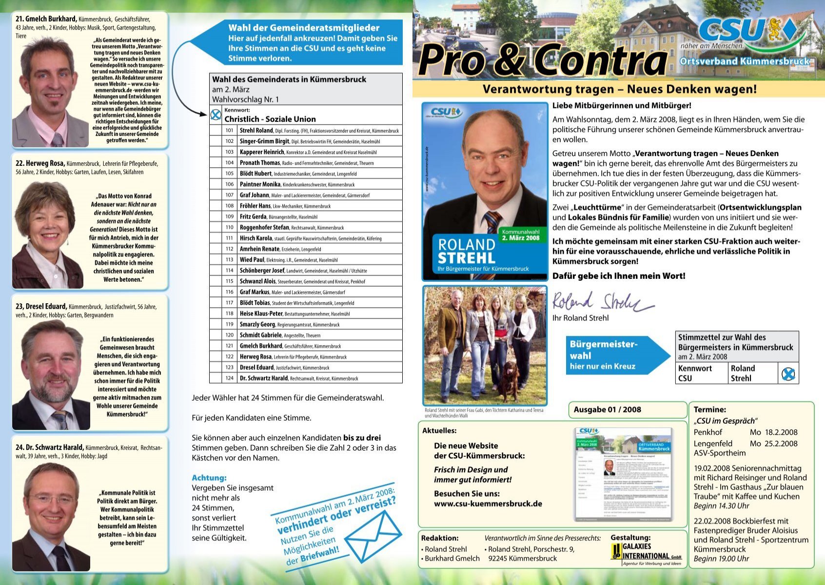 Pro Contra Csu Kummersbruck