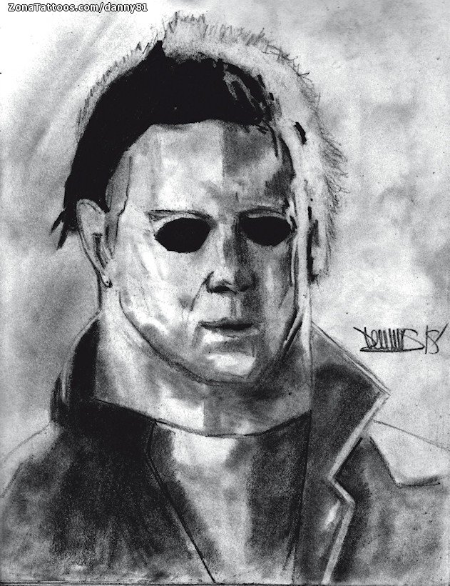 Tattoo Flash Of Horror, Movies, Michael Myers 820_x_631_jpg
