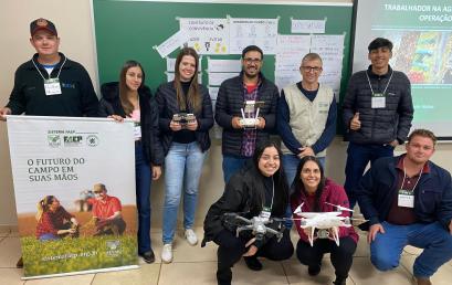 Alunos de Big Data participam de curso de operação de drones promovido em parceria com o Senar
