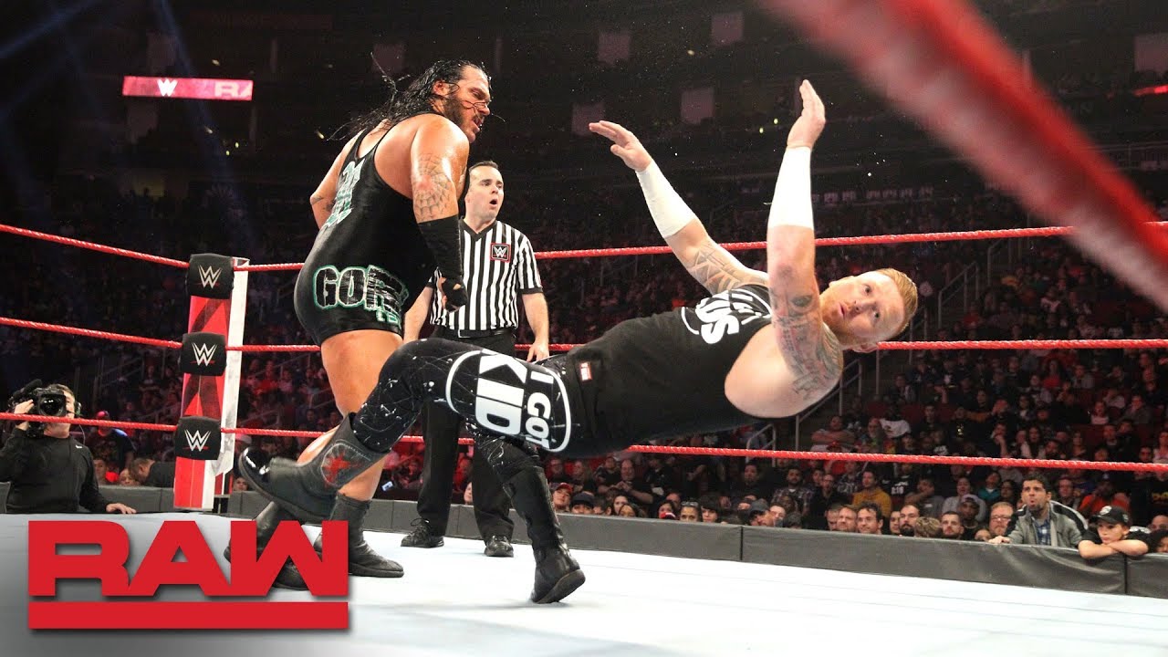 VIDEO: Heath Slater vs. Rhyno – WWE Raw, Dec. 3, 2018