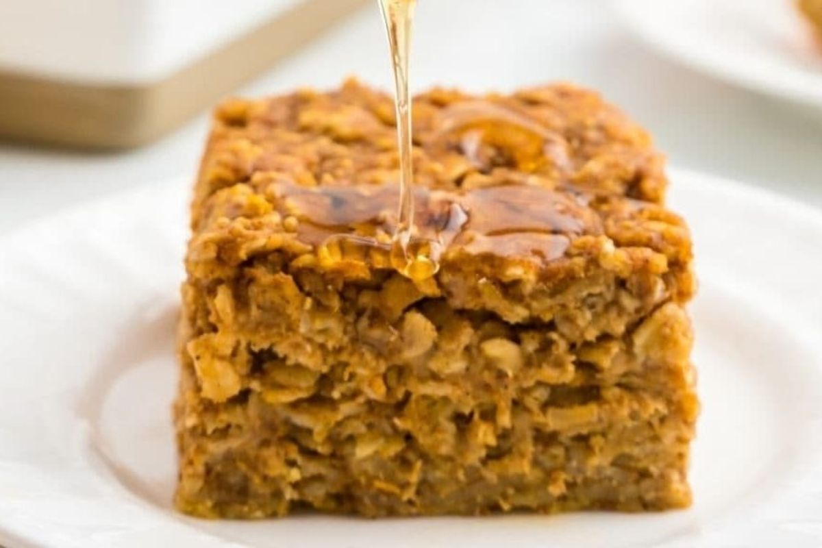A close up of oatmeal.