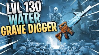 fortnite lvl 130 sunbeam water grave digger gameplay halloween assault rifle - fortnite best perks for grave digger