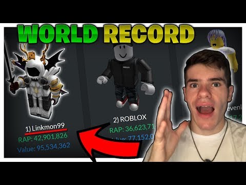 I M Officially Richer Than Roblox World Record Broken - i m officially richer than roblox world record broken linkmon99 roblox