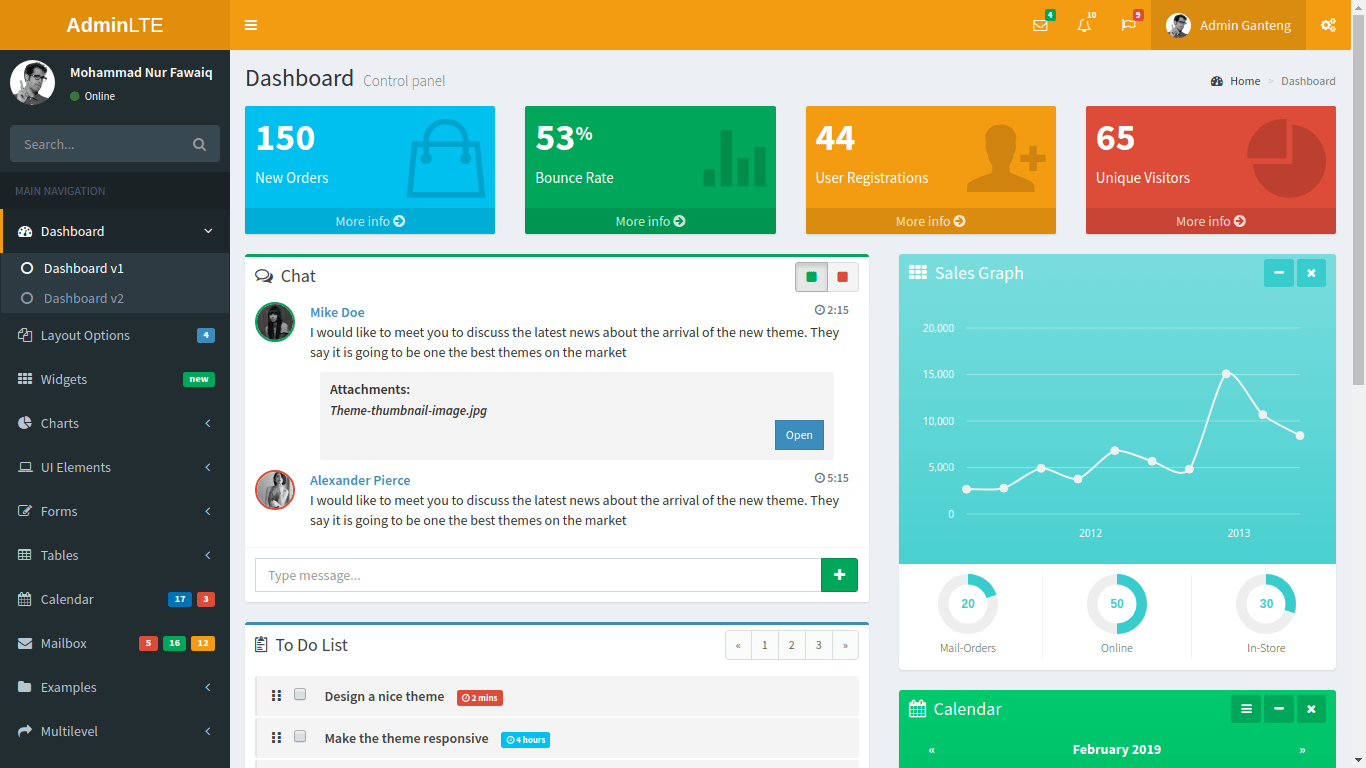 Desain Halaman Dashboard dan Login Responsive dengan Bootstrap [2] |  YukCoding